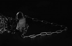 Chain and padlock