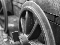 A carriage wheel